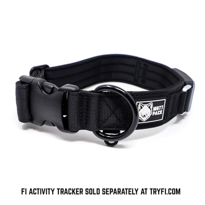 Black 1.5" Fi Compatible Collar by Mutt Pack