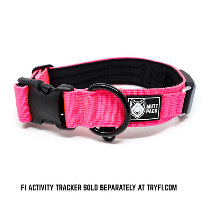 1.5" Pink Fi Compatible Collar by Mutt Pack