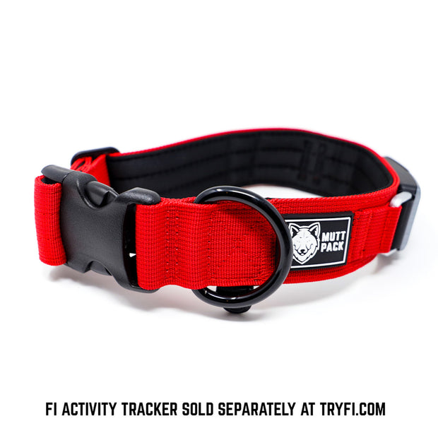 1.5" Red Fi Compatible Collar by Mutt Pack