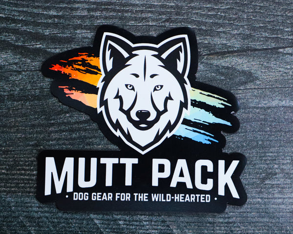 Mutt Pack Color Splash Car Magnet
