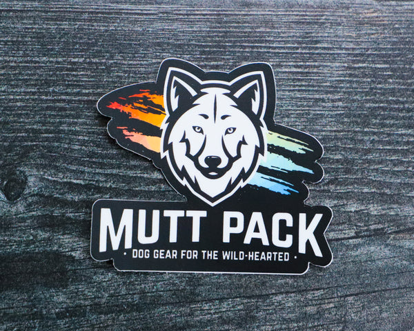 Mutt Pack Color Splash Sticker