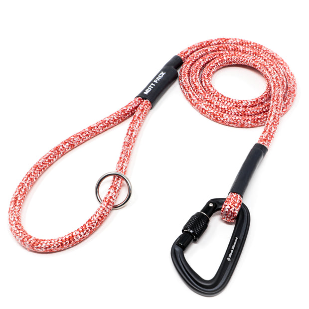 Recycled Rope Dog Leash with Carabiner by Mutt Pack