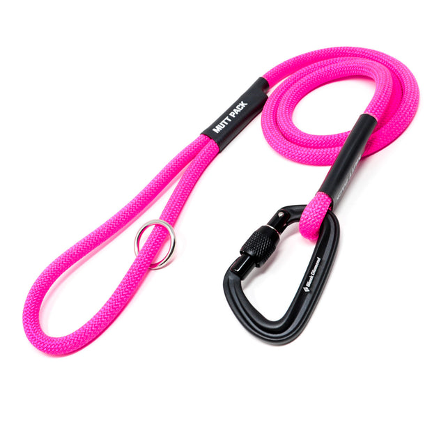 "Pink Lightning" Climbing Rope Leash (Carabiner)