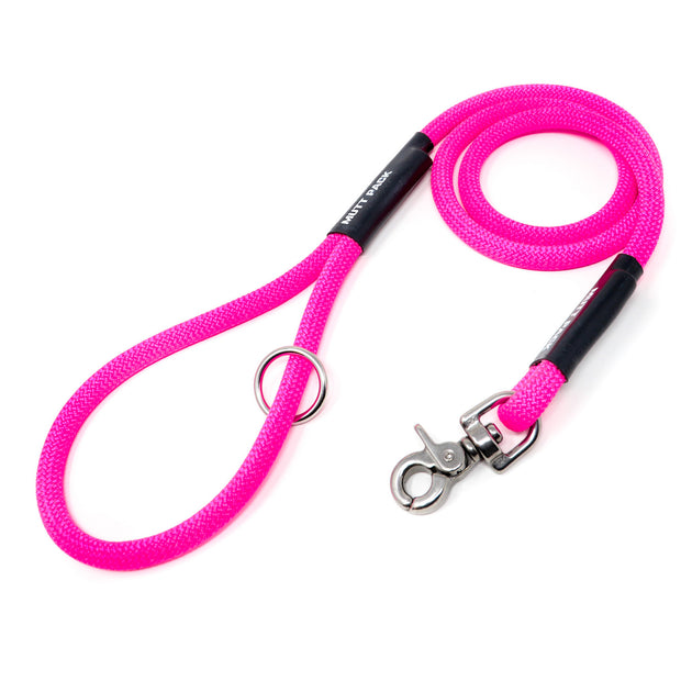 "Pink Lightning" Climbing Rope Leash (Swivel Clasp)