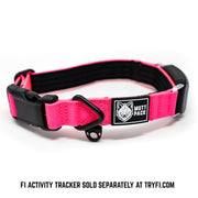 Pink Fi Compatible Dog Collar By Mutt Pack