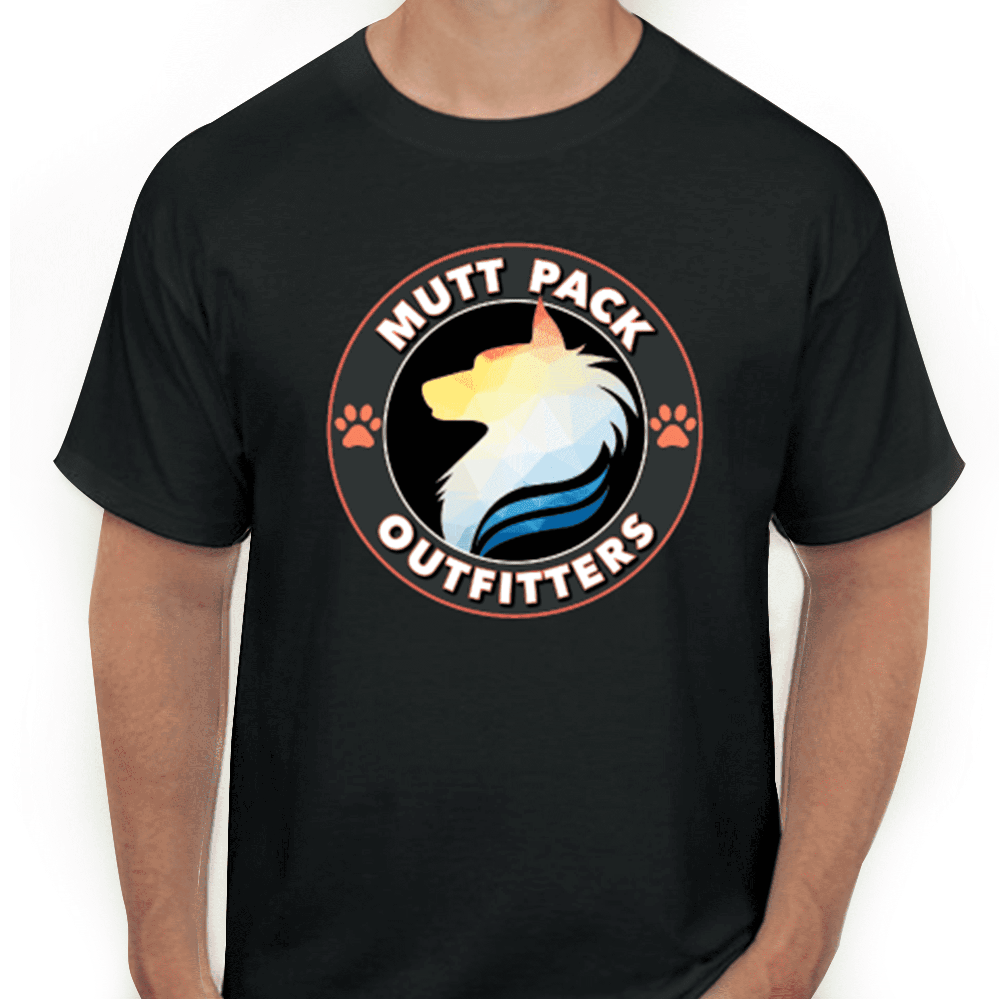 Mutt Pack T-Shirt (Black) Attire - Mutt Pack Outfitters 